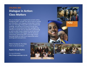 Class Matters Flier_Spring 2013